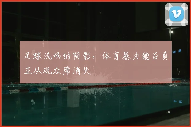 足球流氓的阴影，体育暴力能否真正从观众席消失